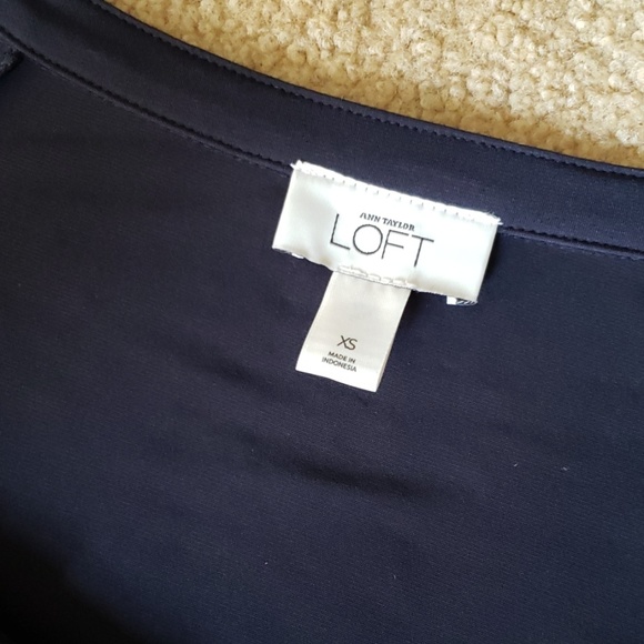 Loft Navy Blue Dress Small - Picture 2 of 3